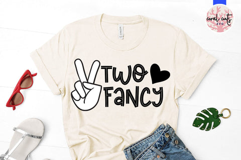 Two fancy - Birthday SVG EPS DXF PNG Cutting File SVG CoralCutsSVG 