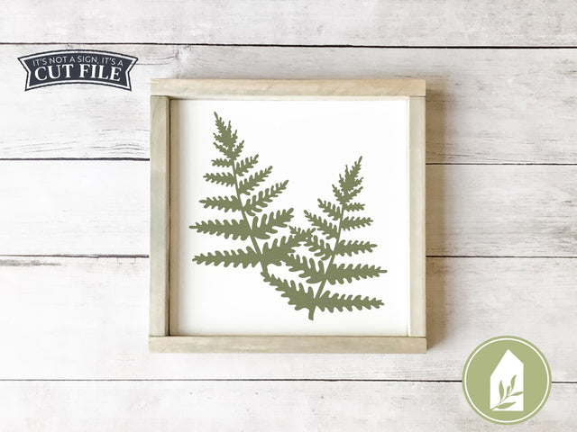 Two Ferns SVG | Spring SVG | Farmhouse SVG Files SVG LilleJuniper 