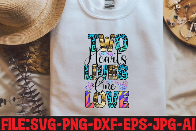 Two hearts lives one love Sublimation MStudio 