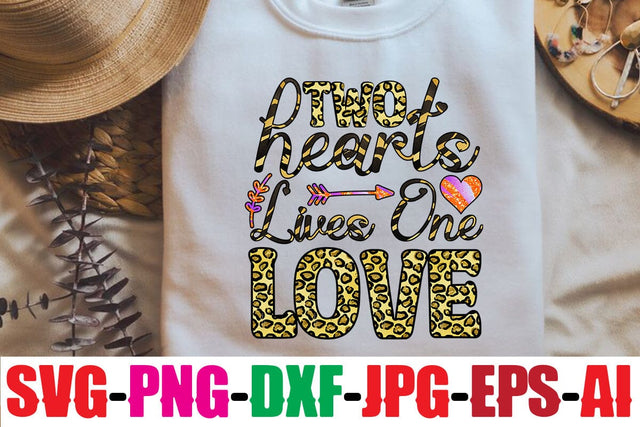 Two hearts lives one love Sublimation Sublimation MStudio 