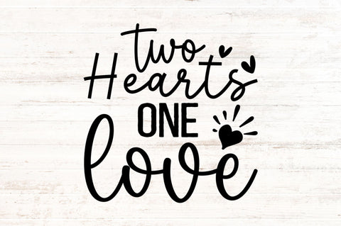 Two hearts one love SVG SVG Regulrcrative 