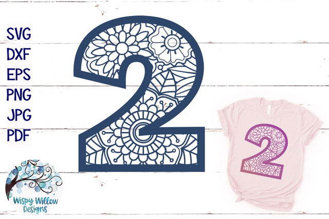 Two Mandala SVG SVG Wispy Willow Designs 