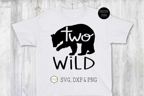 Two Wild Bundle SVG PNG DXF Second Birthday Cutting Files SVG The Honey Company 