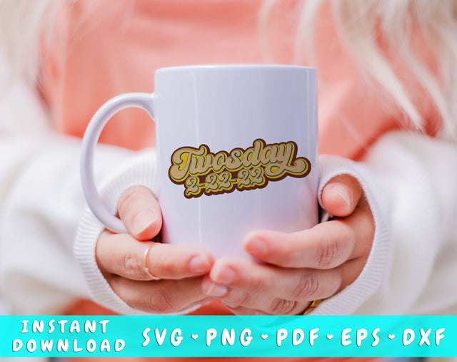 Twosday PNG File For Sublimation Sublimation HappyDesignStudio 