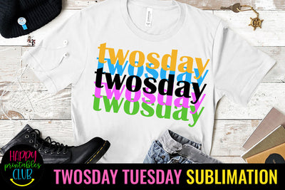 Twosday Sublimation Design - February 2-22-22 Twosday Sublimation Happy Printables Club 