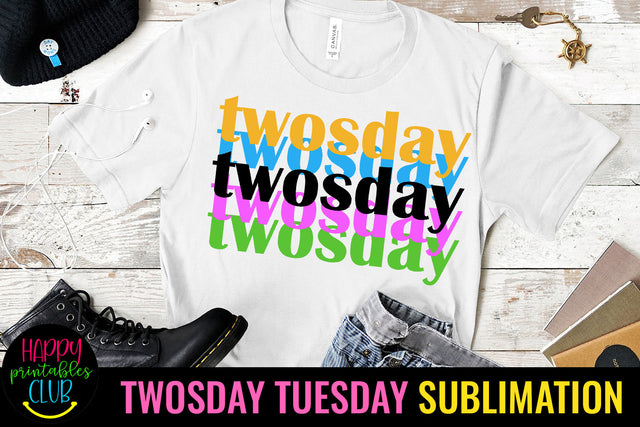 Twosday Sublimation Design - February 2-22-22 Twosday Sublimation Happy Printables Club 
