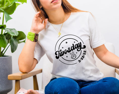 Twosday SVG, 22 February 2022 SVG Cut File, Twosday PNG SVG HappyDesignStudio 