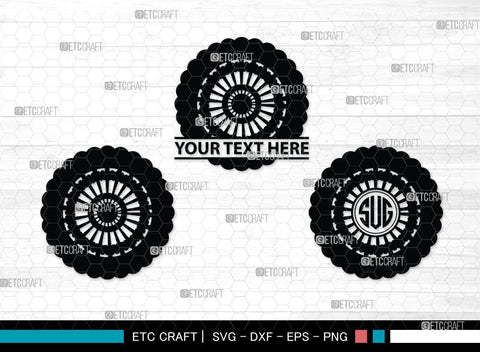 Tyre monogram, Tyre Silhouette, Tyre SVG Cut Files, Vehicle Tyre Svg, Tire Svg, Tyre Wheel Silhouette Bundle, SB00095 SVG ETC Craft 