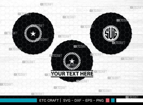 Tyre monogram, Tyre Silhouette, Tyre SVG Cut Files, Vehicle Tyre Svg, Tire Svg, Tyre Wheel Silhouette Bundle, SB00095 SVG ETC Craft 
