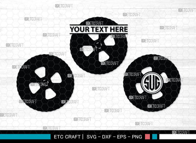 Tyre monogram, Tyre Silhouette, Tyre SVG Cut Files, Vehicle Tyre Svg, Tire Svg, Tyre Wheel Silhouette Bundle, SB00095 SVG ETC Craft 