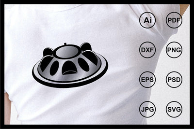 Ufo design illustration SVG Leamsign Studio 