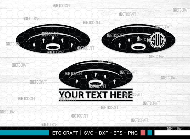 UFO Monogram, UFO Silhouette, UFO Svg, Alien Ship Svg, Flying Saucer Svg, Space Svg, Spaceship Svg, Rocket Ship Svg, SB00055 SVG ETC Craft 