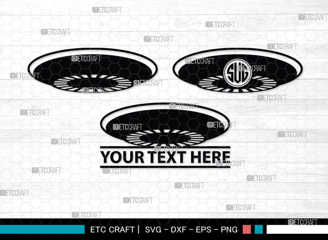 UFO Monogram, UFO Silhouette, UFO Svg, Alien Ship Svg, Flying Saucer Svg, Space Svg, Spaceship Svg, Rocket Ship Svg, SB00055 SVG ETC Craft 
