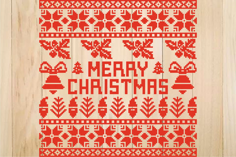 Ugly Christmas Sweater Design SVG SVG Yuliya 