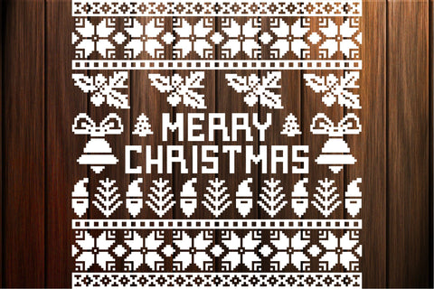 Ugly Christmas Sweater Design SVG SVG Yuliya 