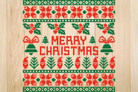 Ugly Christmas Sweater Design SVG SVG Yuliya 