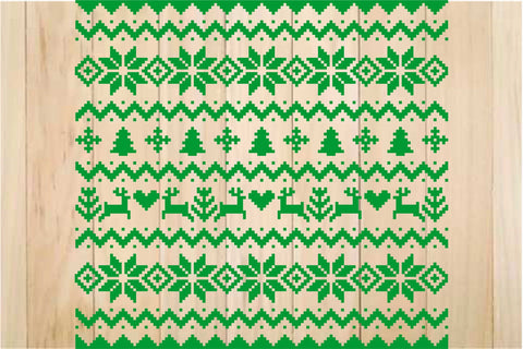 Ugly Christmas Sweater Ornament SVG Yuliya 