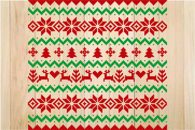 Ugly Christmas Sweater Ornament SVG Yuliya 