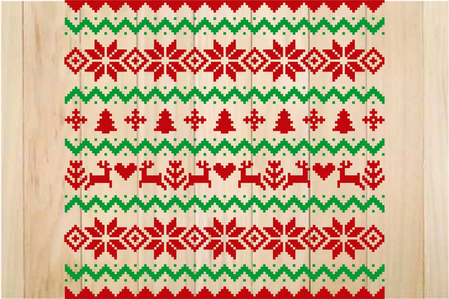 Ugly Christmas Sweater Ornament SVG Yuliya 