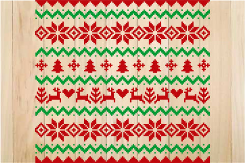 Ugly Christmas Sweater Ornament SVG Yuliya 