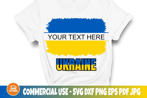 Ukraine flag SVG, PNG | Ukraine monogram svg | Ukraine cut file SVG TonisArtStudio 