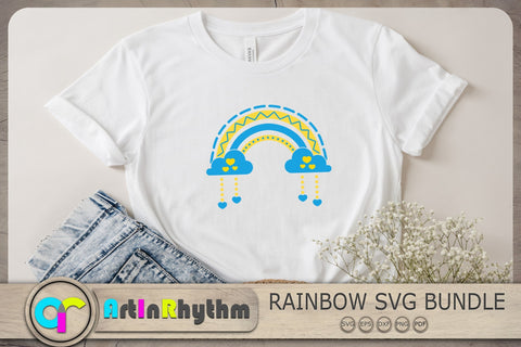 Ukraine Rainbow Svg, Ukraine Svg, Ukrain Svg Bundle, Rainbows Svg SVG Artinrhythm shop 