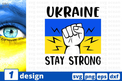 Ukraine stay strong SVG Cut File SVG SvgOcean 