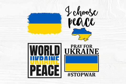 Ukraine SVG Bundle | Peace love svg | Stand with Ukraine svg | Ukraine cut files SVG TonisArtStudio 