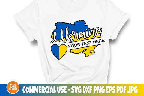 Ukraine SVG, PNG | Ukraine monogram svg | Ukraine svg cut file SVG TonisArtStudio 