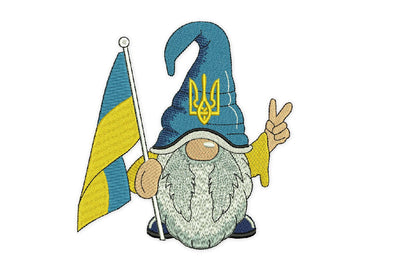 Ukrainian Embroidery Design, Peace Gnome Embroidery Design Embroidery/Applique DESIGNS NextEmbroidery 