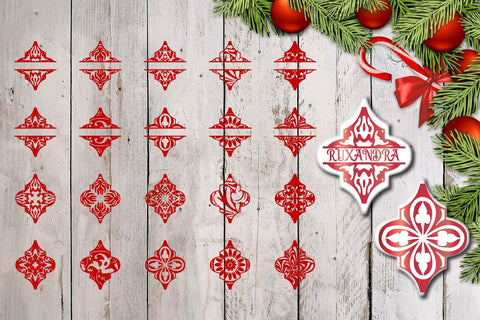 Ultimate Christmas Arabesque Ornament Bundle Svg SVG Sintegra 