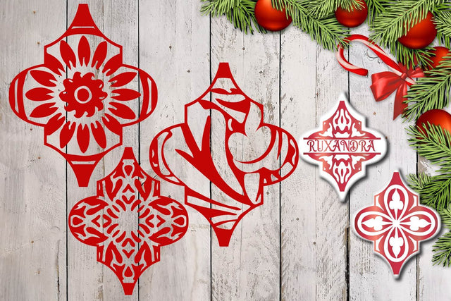 Ultimate Christmas Arabesque Ornament Bundle Svg SVG Sintegra 