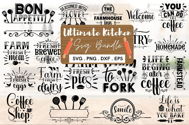 Ultimate Kitchen SVG Bundle SVG Designangry 