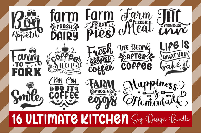 Ultimate Kitchen Svg Design Bundle SVG Rupkotha 
