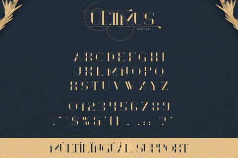 Ultimus serif font + Extras Font VPcreativeshop 