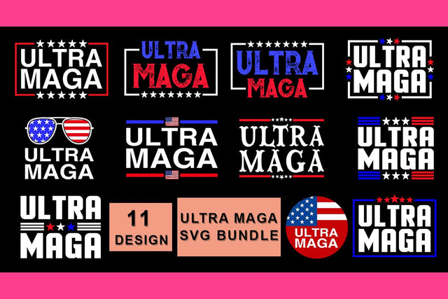 Ultra Maga SVG Bundle Cut File SVG Creativedesigntee 