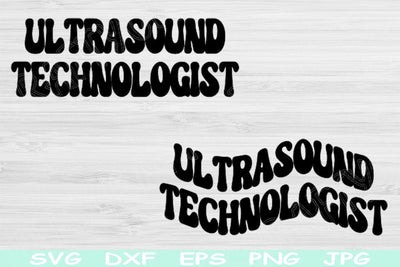 Ultrasound Tech Svg Dxf Png Cut Files, Sonographer Svg, Ultrasound Technician Svg Files For Cricut, Sonography Gift Svg Silhouette Designs SVG TiffsCraftyCreations 