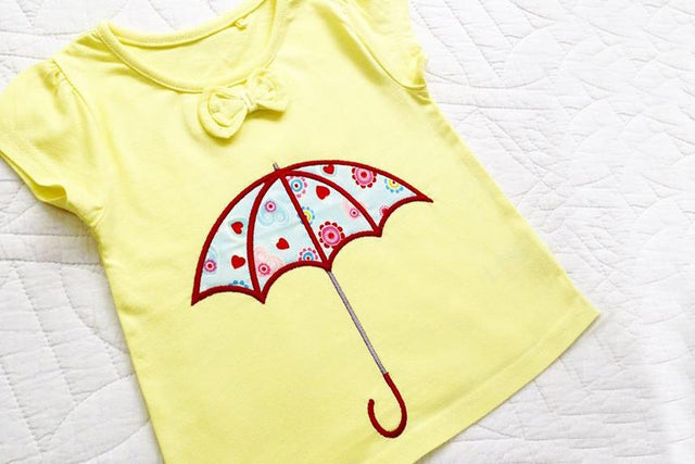 Umbrella Applique Embroidery Embroidery/Applique Designed by Geeks 