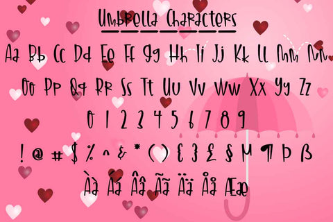 Umbrella Font Supersemar Letter 