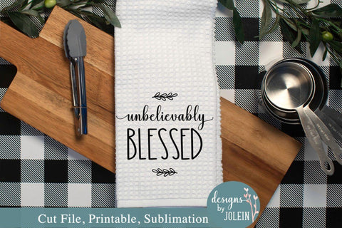 Unbelievably Blessed SVG Designs by Jolein 