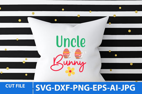 Uncle bunny SVG Cut File SVG BlackCatsMedia 