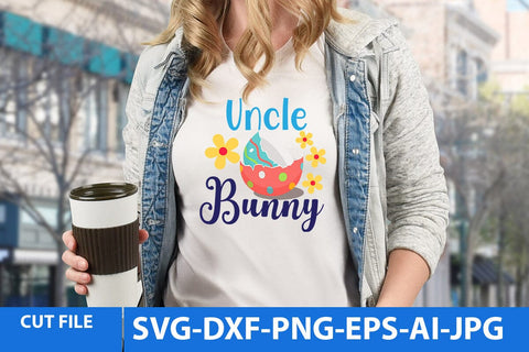 Uncle bunny SVG Cut File SVG BlackCatsMedia 