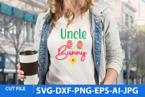 Uncle bunny SVG Cut File SVG BlackCatsMedia 