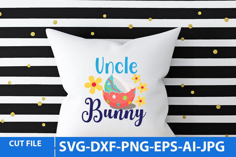Uncle bunny SVG Cut File SVG BlackCatsMedia 