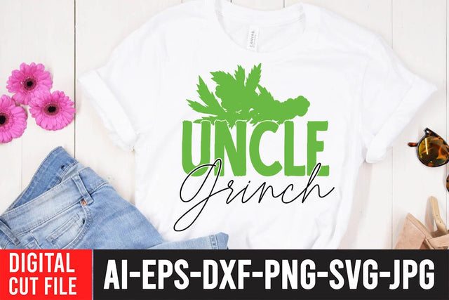 Uncle Grinch SVG Cut File SVG BlackCatsMedia 