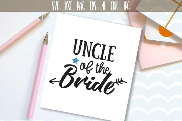 Uncle of the Bride SVG VectorSVGdesign 