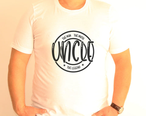 Uncle Quotes SVG Bundle, 6 Designs, Uncle Shirt SVG, Uncle Sayings SVG, Best Uncle Ever SVG, Uncle The Man The Myth The Legend SVG SVG HappyDesignStudio 
