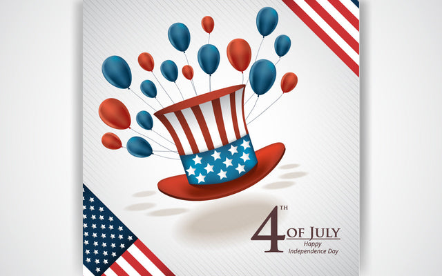 Uncle Sam 4th July Hat with Balloon SVG naemmiah021 
