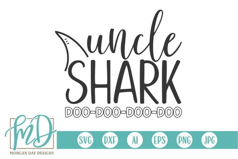 Uncle Shark SVG Morgan Day Designs 