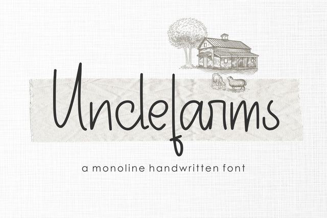 Unclefarms Font Qwrtype Foundry 